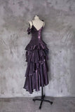 Elegant Off-Shoulder Ruffle Layered Prom Dress HZ0429