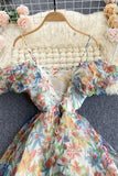 A-Line Floral Off the Shoulder Dresses, Fashion Dresses HZ0429