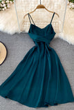 Cute Satin Short Dresses, A-Line Fashion Dresses HZ0429
