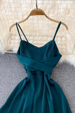 Cute Satin Short Dresses, A-Line Fashion Dresses HZ0429