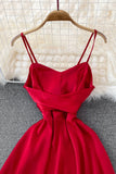 Cute Satin Short Dresses, A-Line Fashion Dresses HZ0429