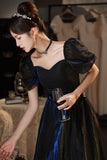 Cute Tulle Long Prom Dresses, A-Line Evening Dresses HZ0429
