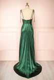Simple Satin Long Prom Dresses, A-Line Formal Evening Dresses HZ0429