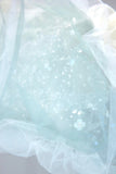 Lovely Puff Sleeve Tulle Formal Evening Gown, A-Line Long Prom Dress HZ0429
