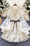 Beautiful A-Line Long Sleeve Fashion Dress HZ0429