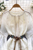 Beautiful A-Line Long Sleeve Fashion Dress HZ0429