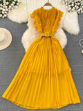 Cute Chiffon Long Fashion Dress HZ0429